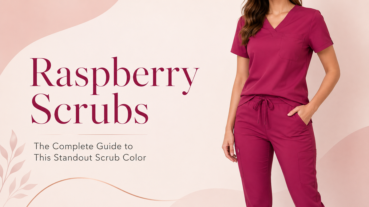Raspberry Scrubs: A Fresh, Bold Color for Your Workwear Rotation