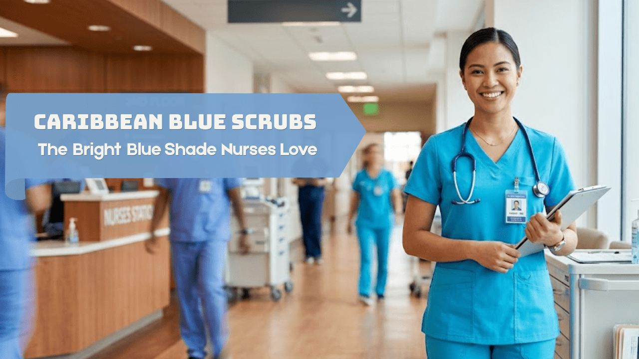 Caribbean Blue Scrubs: The Bright Blue Shade Nurses Love - LSScrubs