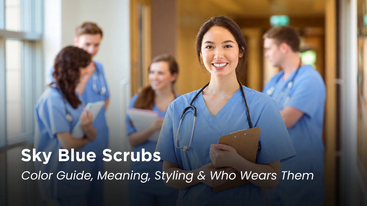 Sky Blue Scrubs: Color Guide, Meaning, Styling & Who Wears Them