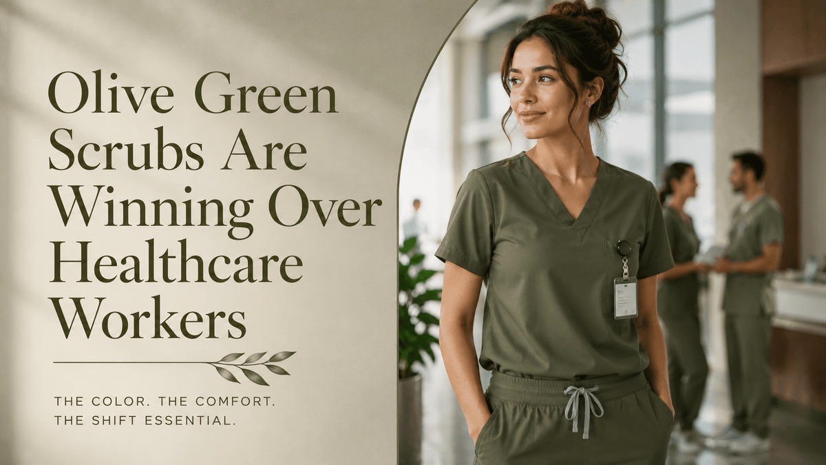 Olive Green Scrubs Are Winning Over Healthcare Workers - Long Shift Scrubs