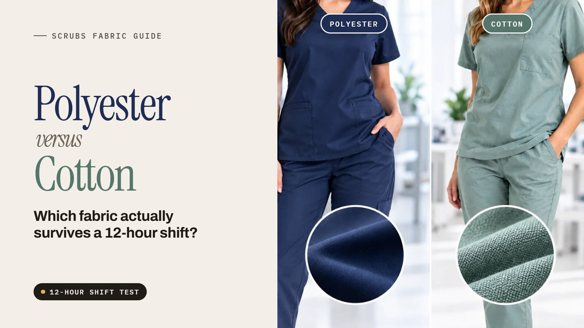 Polyester vs Cotton Scrubs 