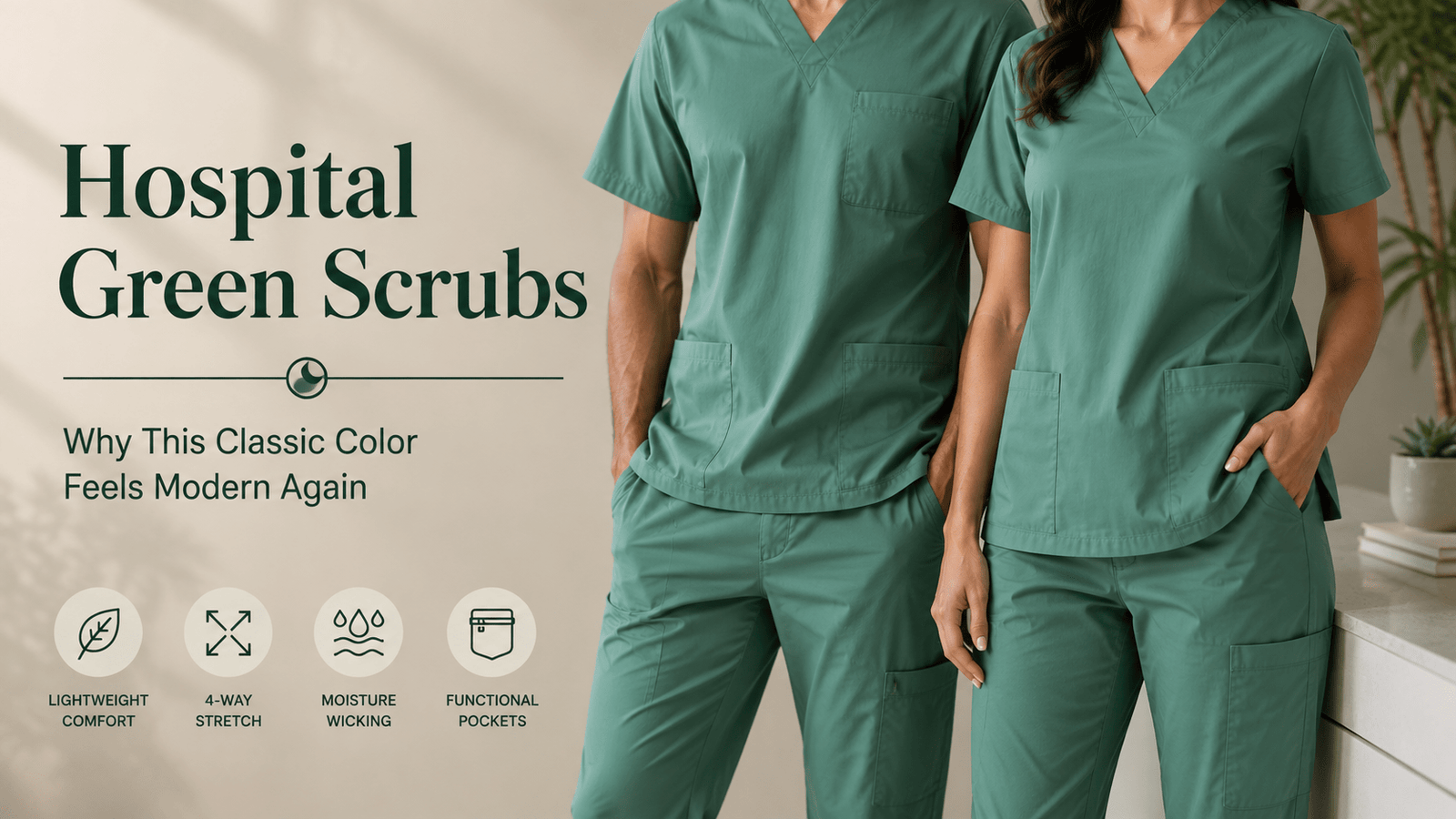 Hospital Green Scrubs Are Back: Why This Classic Color Feels Modern Again - Long Shift Scrubs