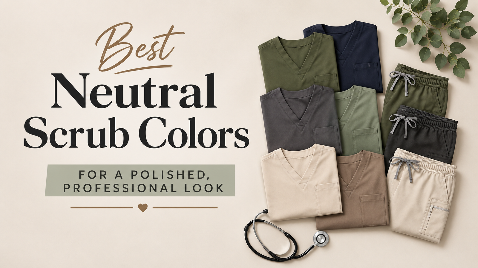 Best Neutral Scrub Colors for a Polished, Professional Look