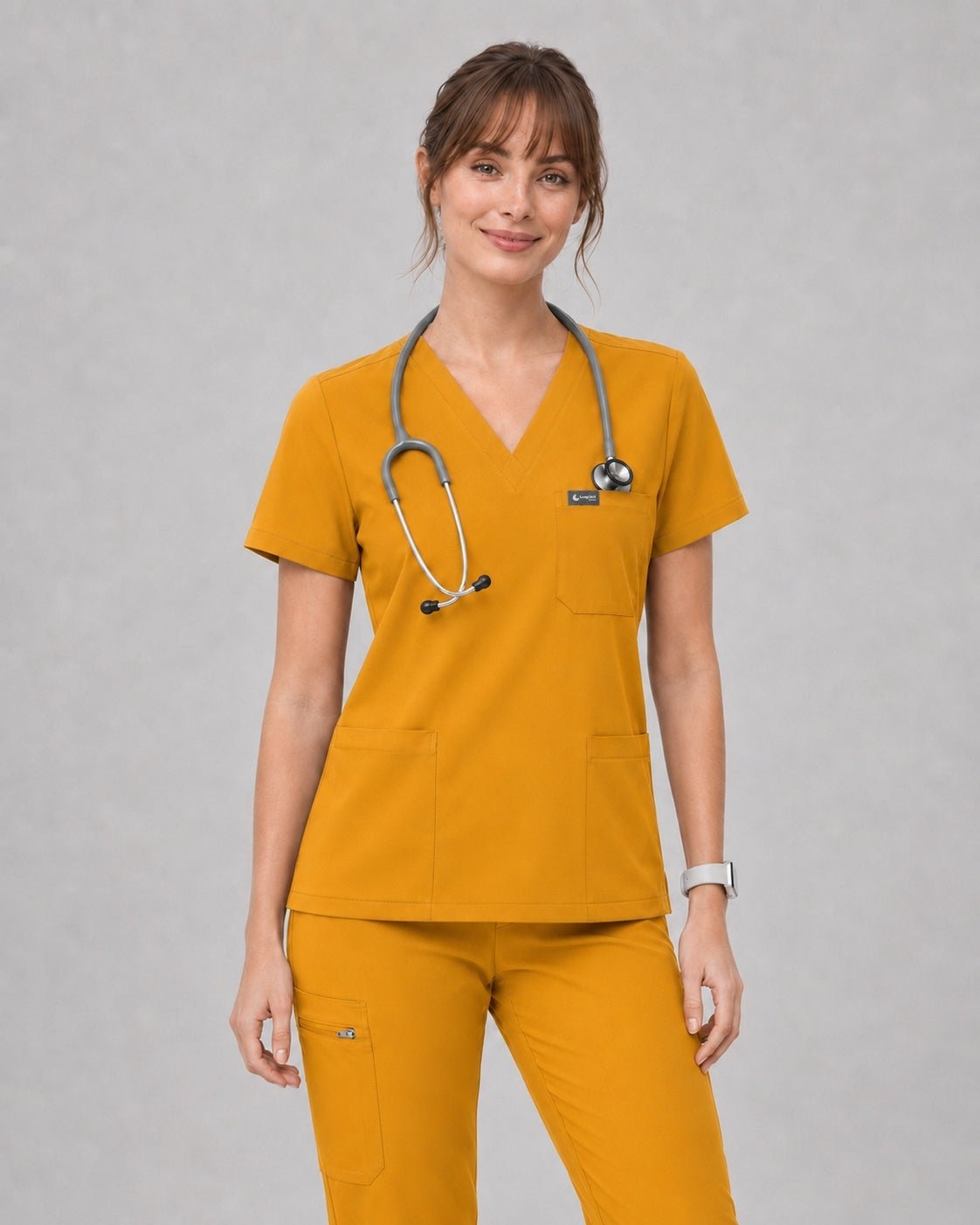Women's Creamsicle Scrubs - Long Shift Scrubs