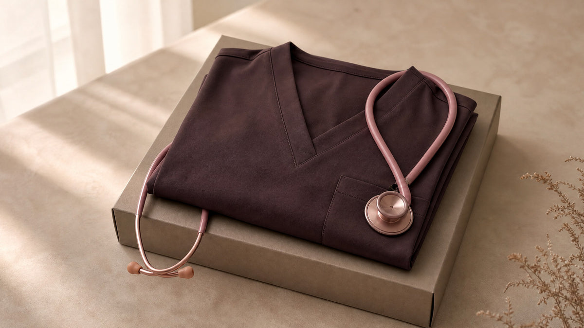 Women's Espresso Scrubs - Long Shift Scrubs