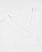 Women's Classic V-Neck Scrub Set - CloudFlex Drawstring Jogger, 12 Pockets - Long Shift Scrubs