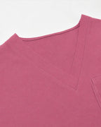 Women's Classic V-Neck Scrub Set - CloudFlex Drawstring Jogger, 12 Pockets - Long Shift Scrubs