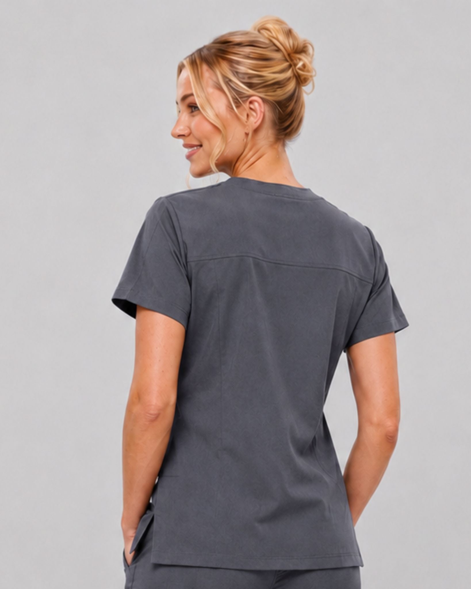 Women's Scrub Set - V-Neck Top & Jogger Pant Lightweight Soft Fabric