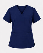 Women's Scrub Set - V-Neck Top & Jogger Pant Lightweight Soft Fabric