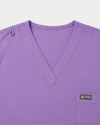 Women's Scrub Set - V-Neck Top & Jogger Pant Lightweight Soft Fabric - Long Shift Scrubs