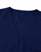 Men's Scrub Set - V-Neck Top & Cargo Straight Leg Pant Lightweight Soft Fabric