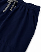 Men's Scrub Set - V-Neck Top & Cargo Straight Leg Pant Lightweight Soft Fabric