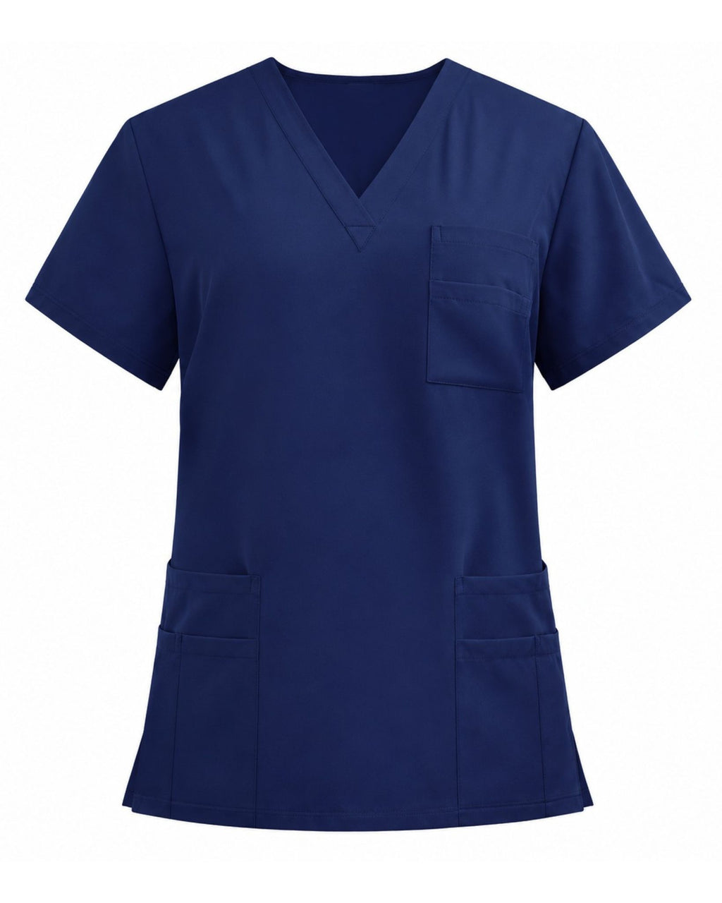 Men's Scrub Set - V-Neck Top & Cargo Straight Leg Pant Lightweight Soft Fabric