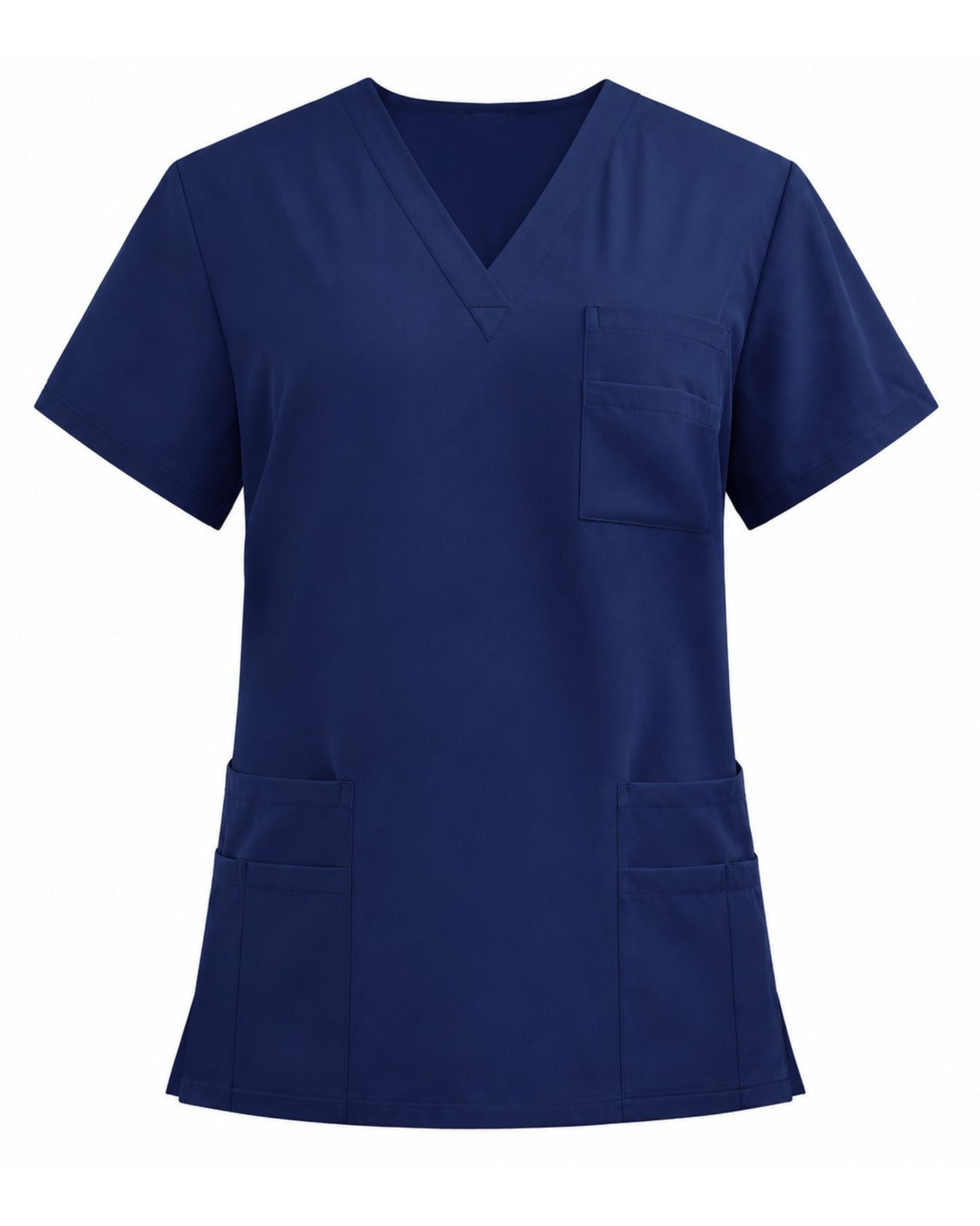Men's Scrub Set - V-Neck Top & Cargo Straight Leg Pant Lightweight Soft Fabric