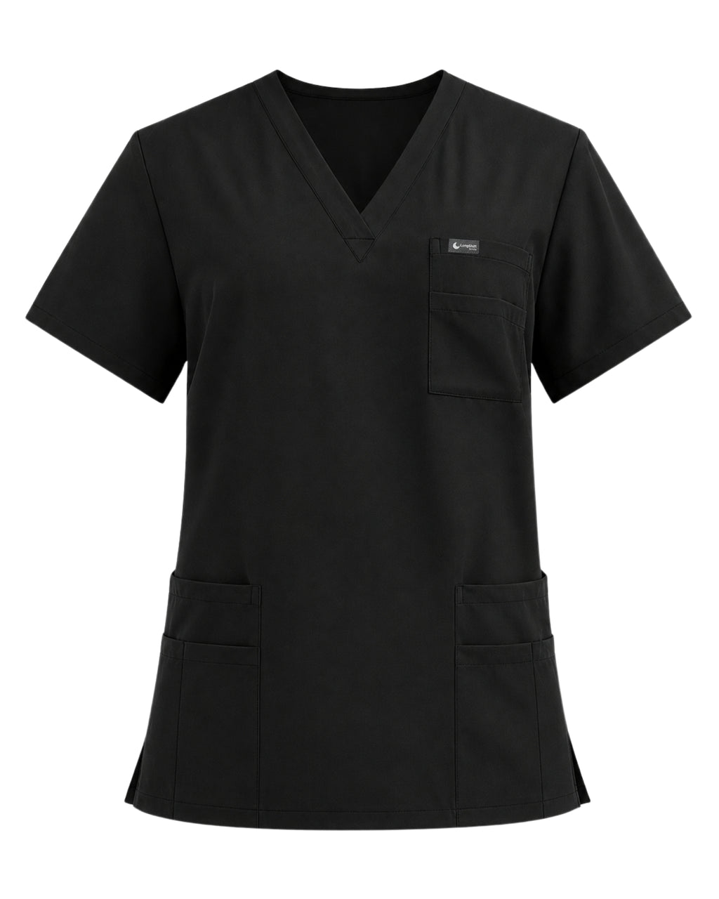 Women's Scrub Set - V-Neck Top & Cargo Straight Leg Pant Lightweight Soft Fabric - LSScrubs