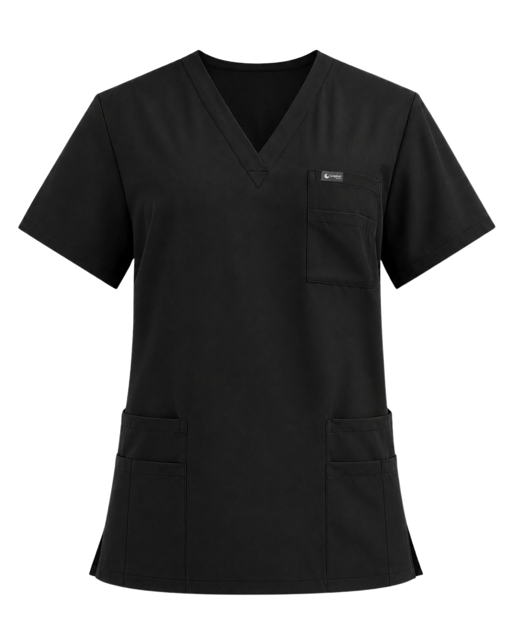 Women's Scrub Set - V-Neck Top & Cargo Straight Leg Pant Lightweight Soft Fabric - LSScrubs