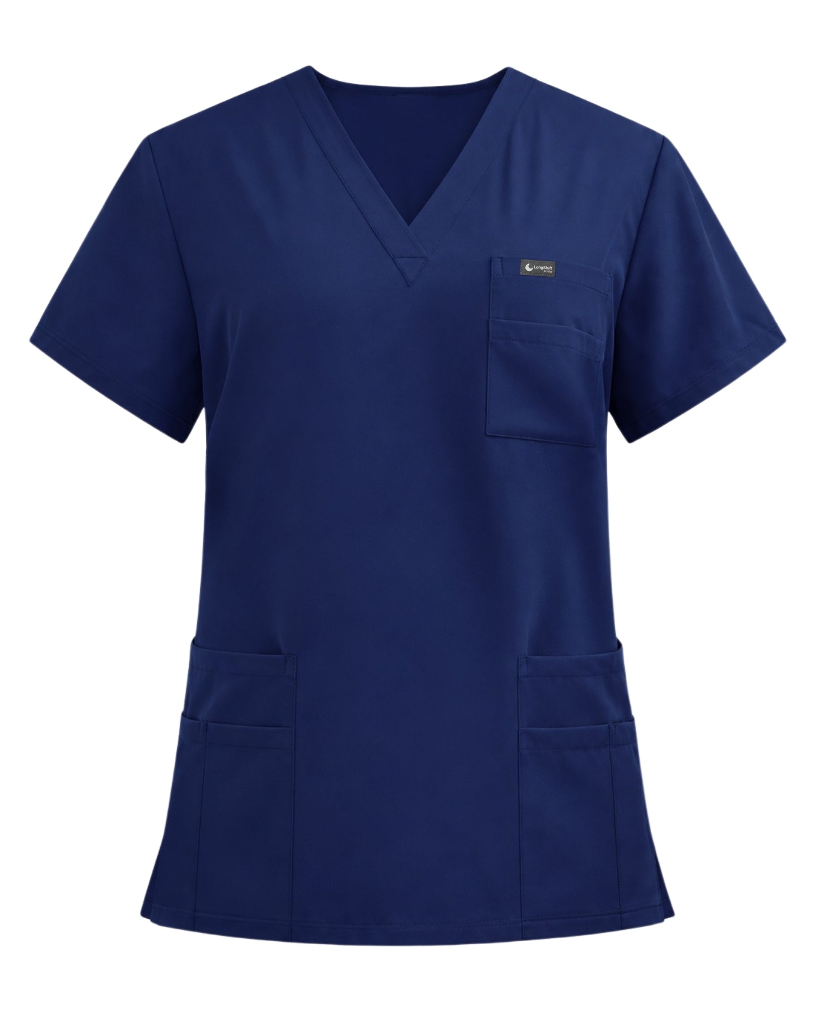 Women's Scrub Set - V-Neck Top & Cargo Straight Leg Pant Lightweight Soft Fabric - LSScrubs