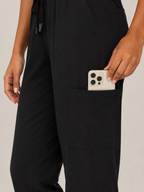 Women's Scrubs Set - V-Neck Top & Cargo Pants with 12 Pockets