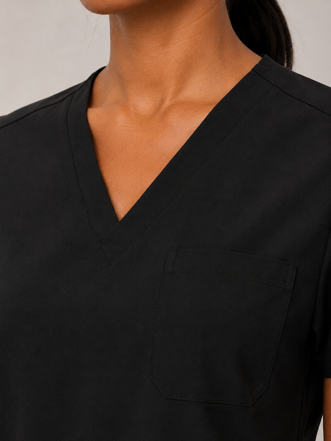 Women's Scrubs Set - V-Neck Top & Cargo Pants with 12 Pockets