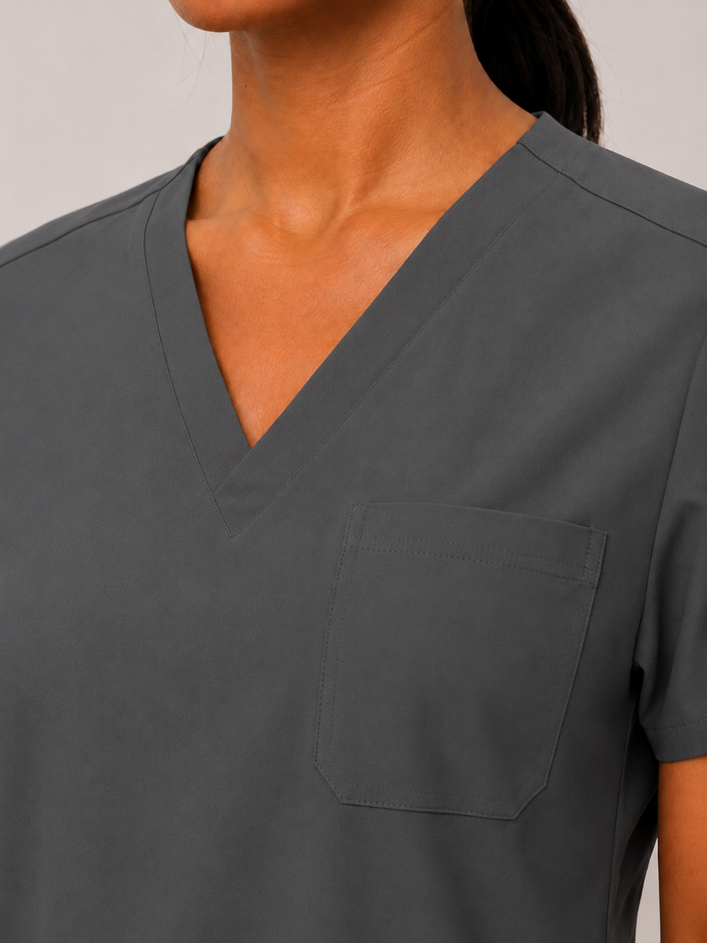 Women's Scrubs Set - V-Neck Top & Cargo Pants with 12 Pockets