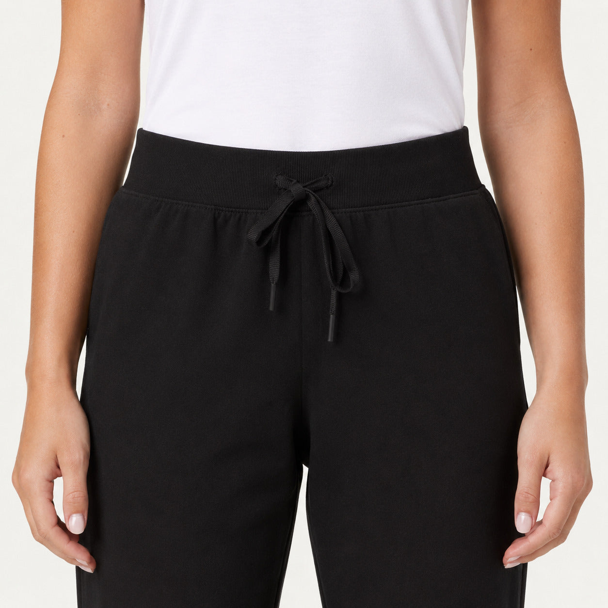Dura Essential Knit-Waist Scrub Pant - Black