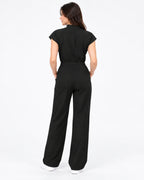 Wide Leg Scrub Jumpsuit