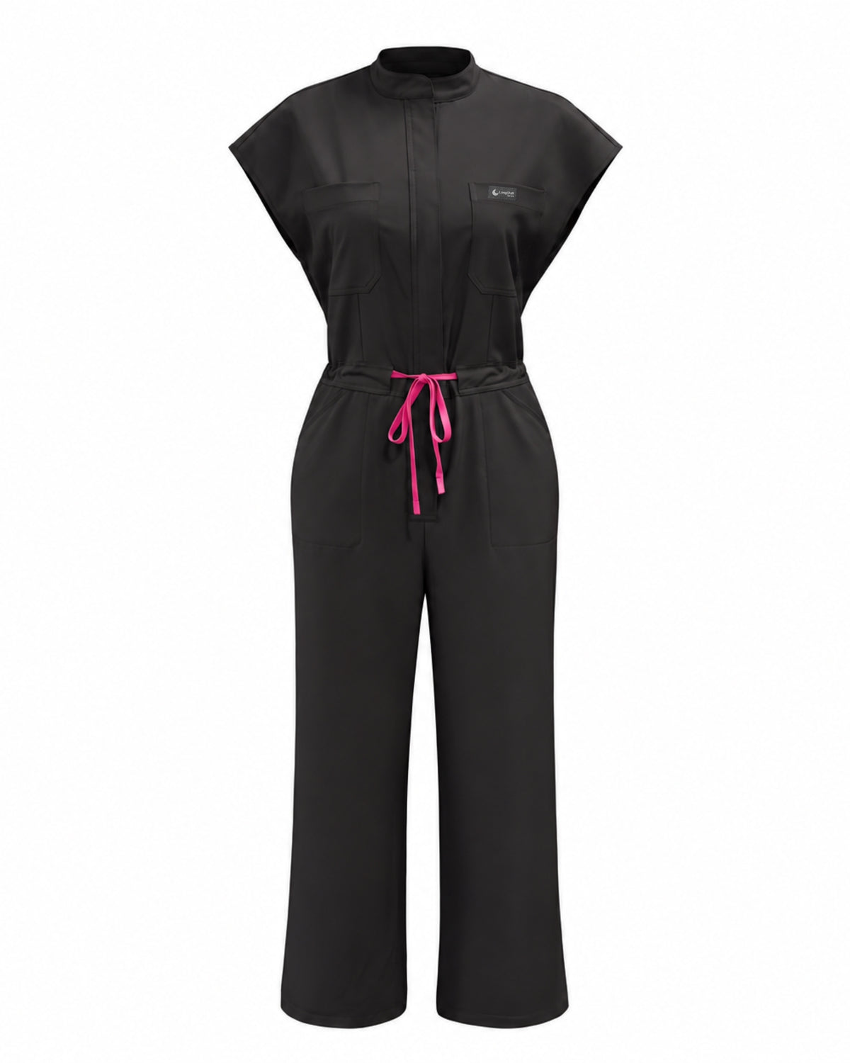 Wide Leg Scrub Jumpsuit