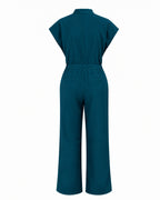 Wide Leg Scrub Jumpsuit