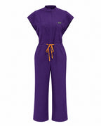 Wide Leg Scrub Jumpsuit