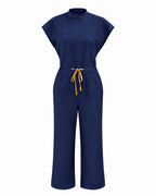 Wide Leg Scrub Jumpsuit