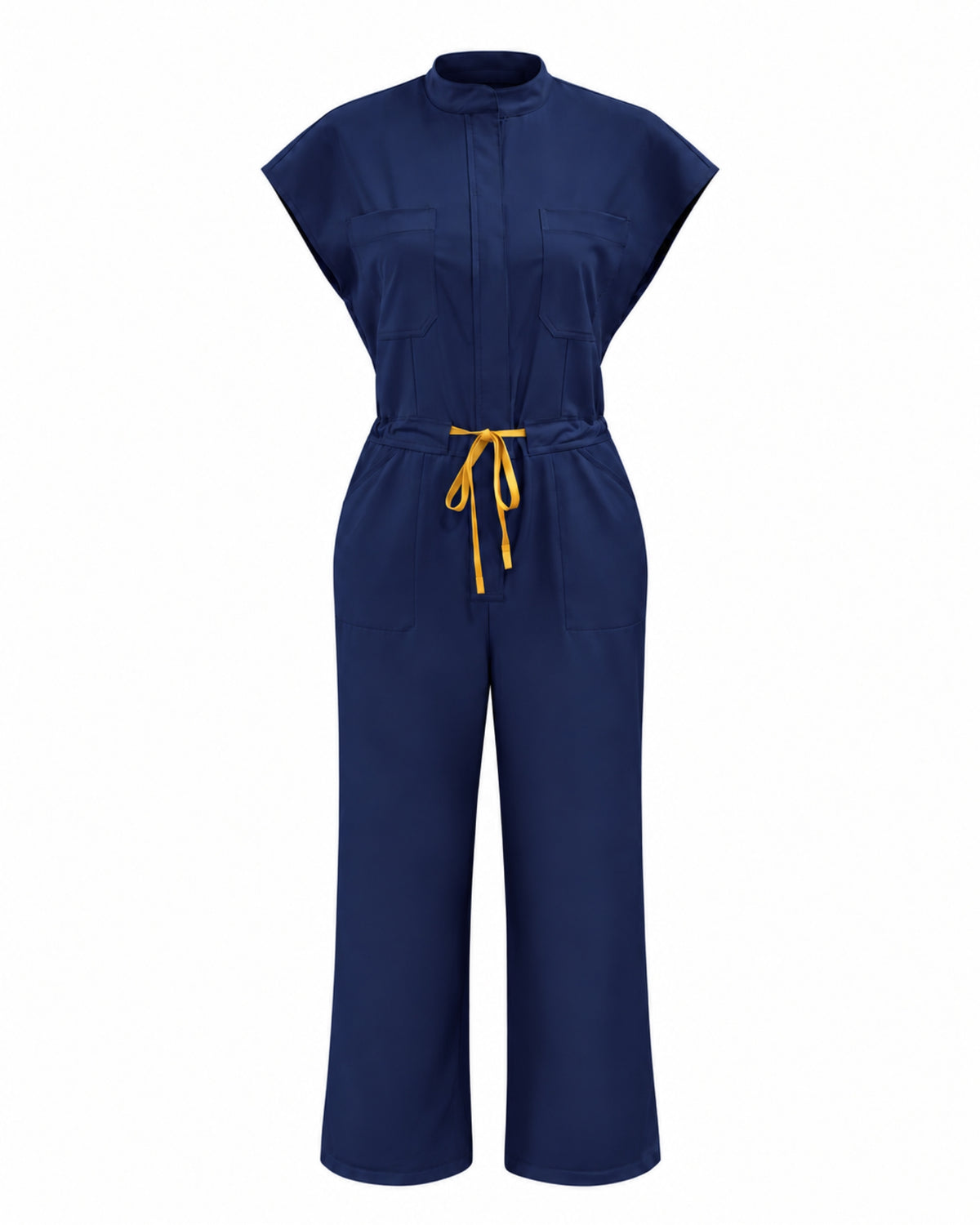 Wide Leg Scrub Jumpsuit