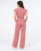 Wide Leg Scrub Jumpsuit