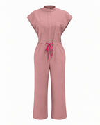 Wide Leg Scrub Jumpsuit