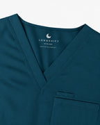 V-Neck Straight Leg Scrub Set