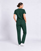 V-Neck Straight Leg Scrub Set