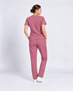 V-Neck Straight Leg Scrub Set