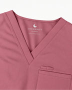 V-Neck Straight Leg Scrub Set