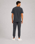 Men's V-Neck Scrubs Set – Stretch Jogger Pant, 8 Pockets, Yoga Waistband | Regular & Tall - LSScrubs