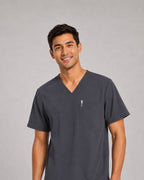 Men's V-Neck Scrubs Set – Stretch Jogger Pant, 8 Pockets, Yoga Waistband | Regular & Tall - LSScrubs