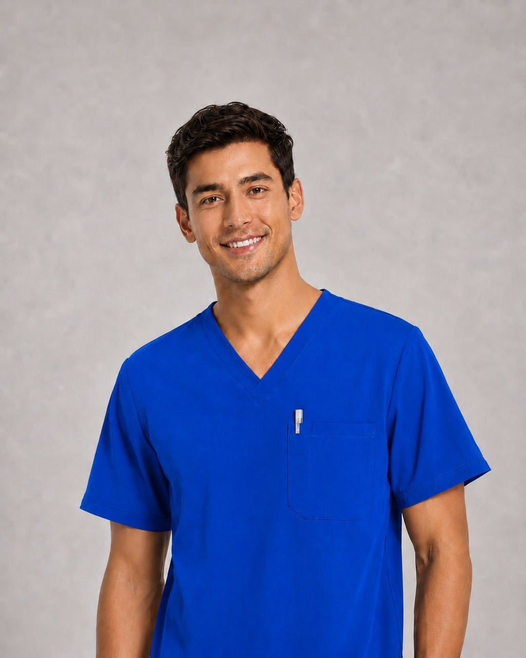 Men's V-Neck Scrubs Set – Stretch Jogger Pant, 8 Pockets, Yoga Waistband | Regular & Tall - LSScrubs