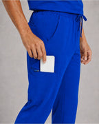 Men's V-Neck Scrubs Set – Stretch Jogger Pant, 8 Pockets, Yoga Waistband | Regular & Tall - LSScrubs