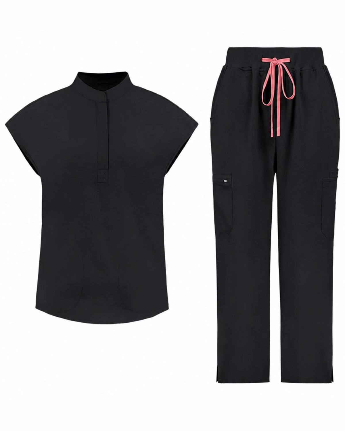 VantaFlex™ Premium High Waisted Wide Leg Scrub Set