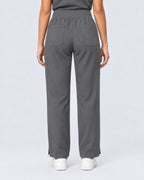 VantaFlex™ Premium High Waisted Wide Leg Scrub Set