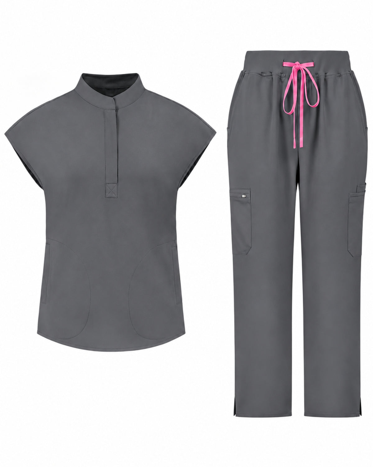 VantaFlex™ Premium High Waisted Wide Leg Scrub Set