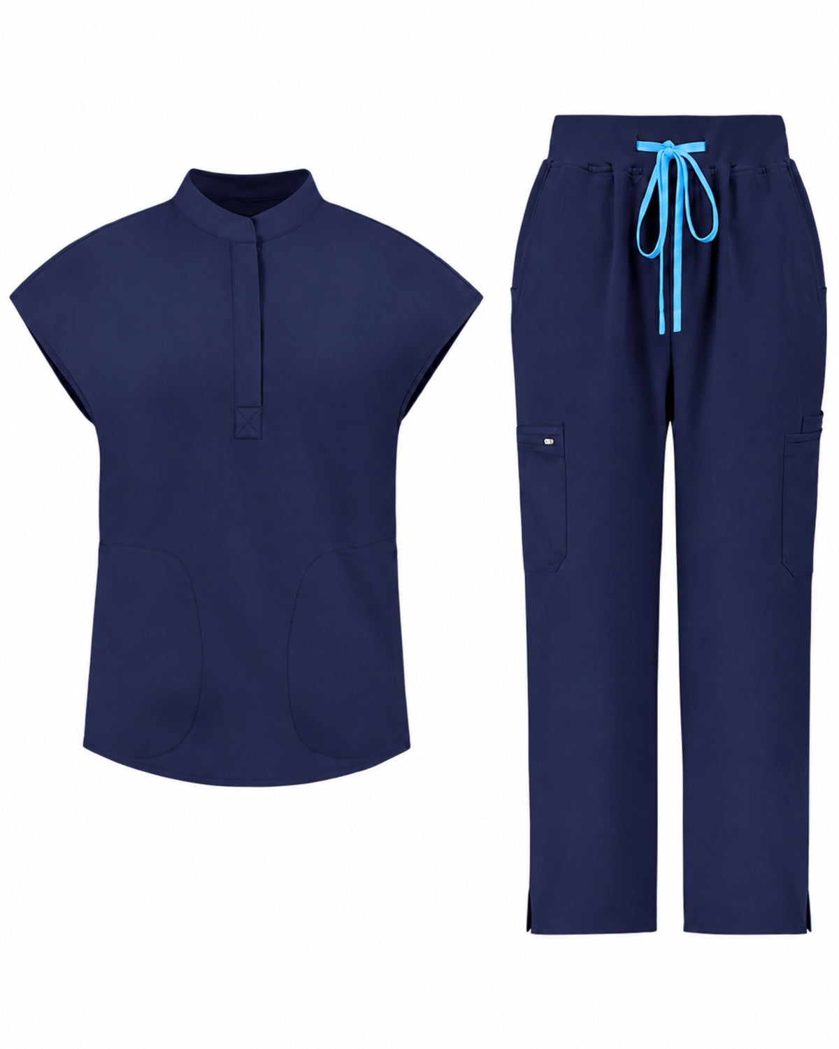 VantaFlex™ Premium High Waisted Wide Leg Scrub Set