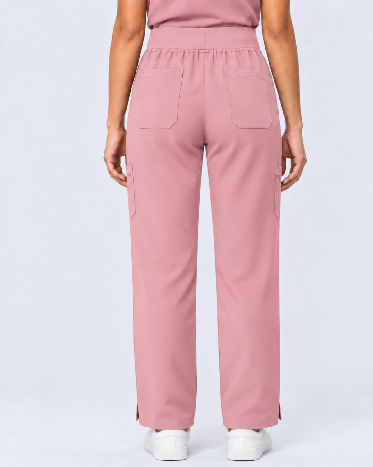 VantaFlex™ Premium High Waisted Wide Leg Scrub Set