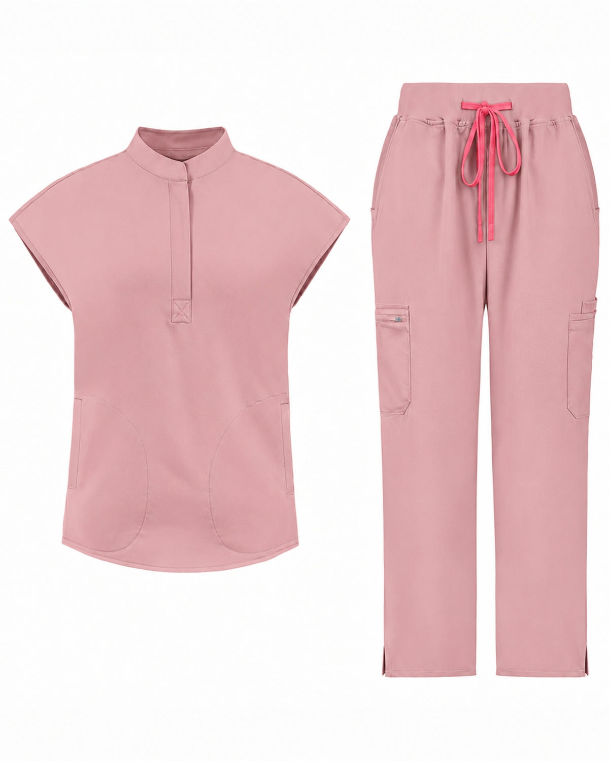 VantaFlex™ Premium High Waisted Wide Leg Scrub Set