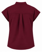 VantaFlex™ Premium Zip Stand-Collar Scrub Top