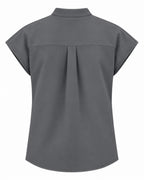 VantaFlex™ Premium Zip Stand-Collar Scrub Top