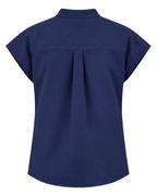 VantaFlex™ Premium Zip Stand-Collar Scrub Top